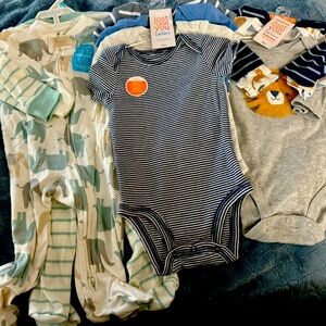 Baby boy clothes 3 and 6 months.